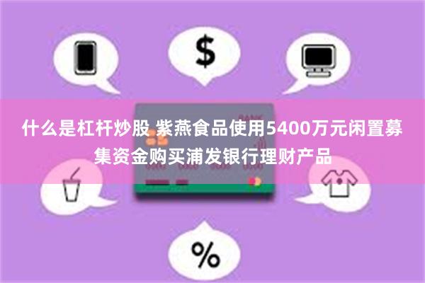 什么是杠杆炒股 紫燕食品使用5400万元闲置募集资金购买浦发银行理财产品