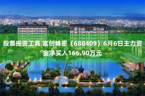 股票投资工具 富创精密（688409）6月6日主力资金净买入166.90万元
