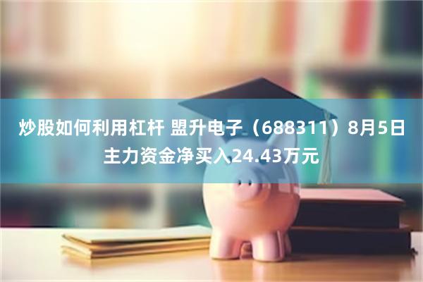 炒股如何利用杠杆 盟升电子(688311)8月5日主力资金净买入24.43万元