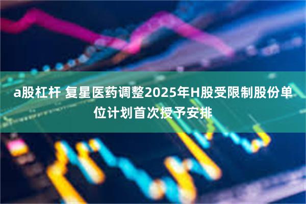 a股杠杆 复星医药调整2025年H股受限制股份单位计划首次授予安排