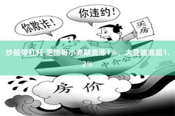 炒股带杠杆 芝加哥小麦期货涨1%，大豆油涨超1.2%