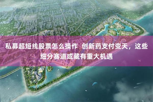 私募超短线股票怎么操作  创新药支付变天，这些细分赛道或藏有重大机遇