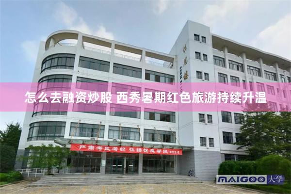 怎么去融资炒股 西秀暑期红色旅游持续升温