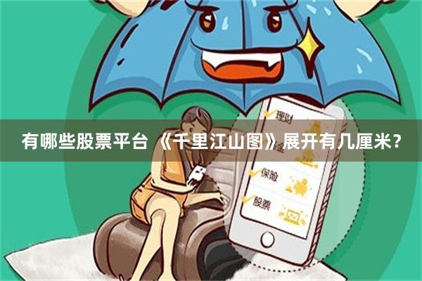 有哪些股票平台 《千里江山图》展开有几厘米？