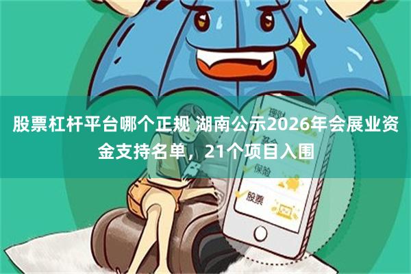 股票杠杆平台哪个正规 湖南公示2026年会展业资金支持名单，21个项目入围