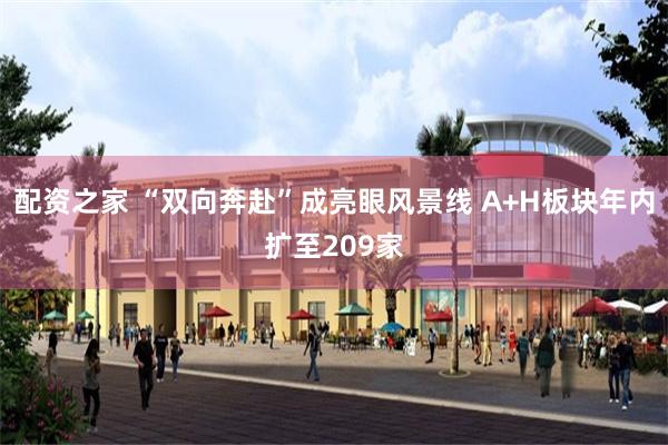 配资之家 “双向奔赴”成亮眼风景线 A+H板块年内扩至209家