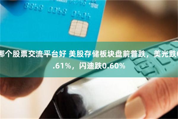 哪个股票交流平台好 美股存储板块盘前普跌，美光跌0.61%，闪迪跌0.60%