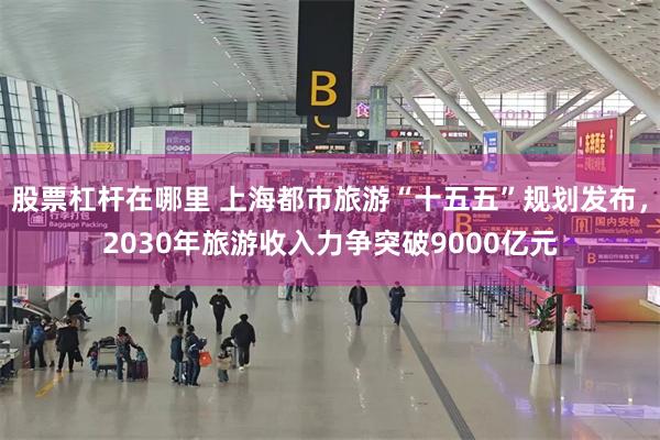 股票杠杆在哪里 上海都市旅游“十五五”规划发布，2030年旅游收入力争突破9000亿元